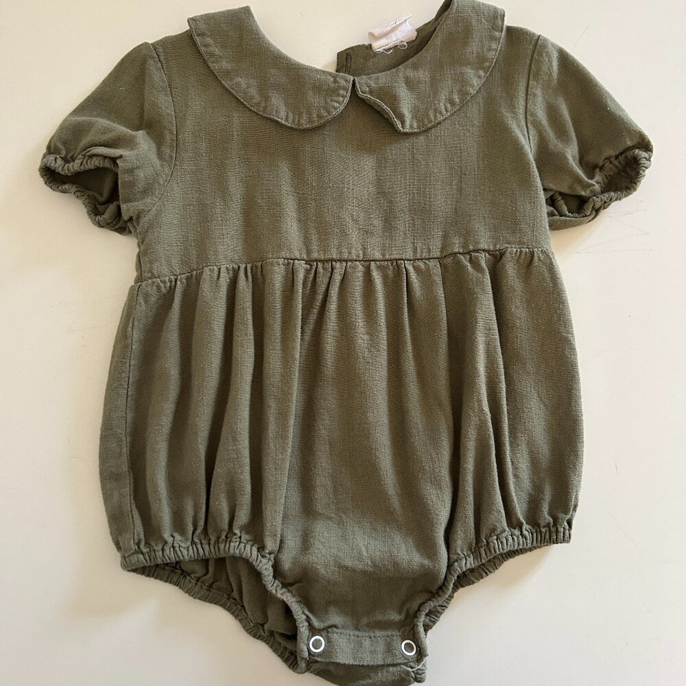 Laney + Sy 18-24mo Olivia Linen Romper